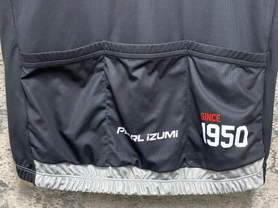 KA105 パールイズミ PEARL iZUMi 半袖 サイクルジャージ 黒 L