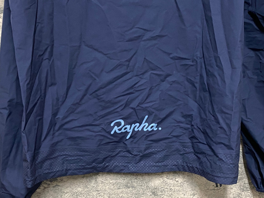 KQ687 ラファ Rapha EXPLORE HOODED GORE-TEX PULLOVER 長袖 ジャケット 濃紺 S