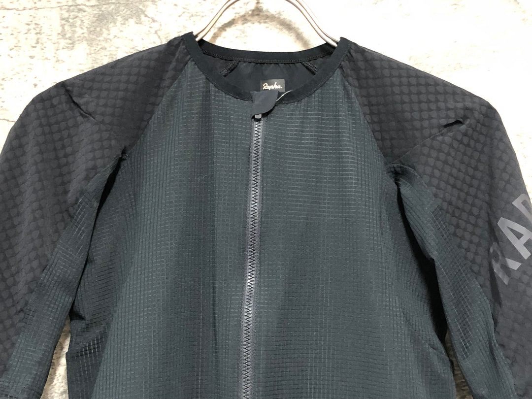 KK575 ラファ Rapha MEN'S PRO TEAM FLAERO JERSEY 半袖 サイクルジャージ 黒 S
