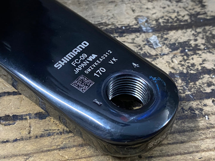 KN025 シマノ SHIMANO デュラエース DURA-ACE FC-09 クランクセット 170mm 52/36T 11S