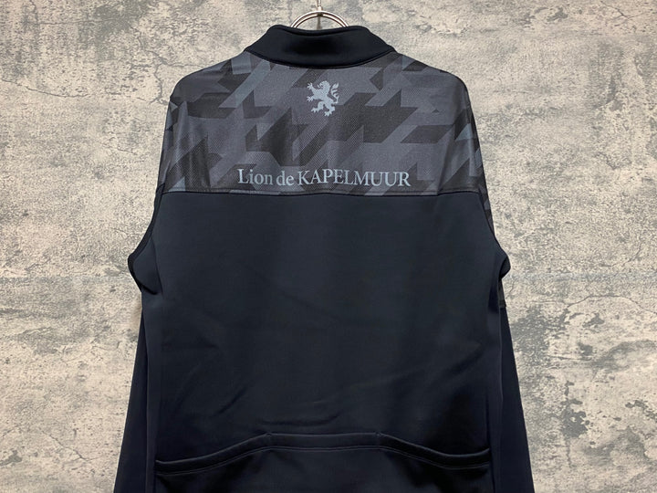 JO629 リオンドカペルミュール Lion de KAPELMUUR 長袖 サイクルジャケット 黒 グレー XL 裏起毛