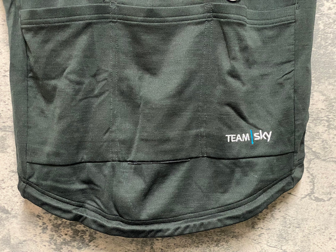JO327 ラファ Rapha TRAINING BREVET JERSEY 半袖 サイクルジャージ グレー M TEAM Sky