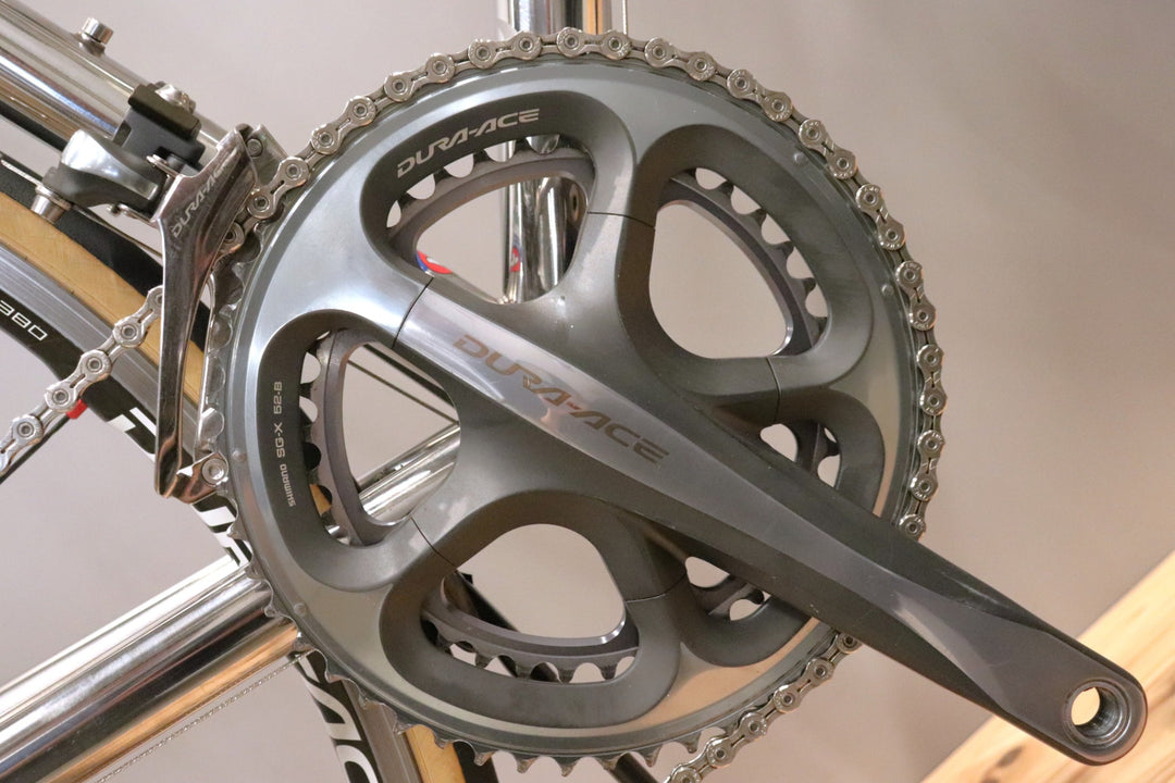 チネリ CINELLI XCR 2010頃 Sサイズ シマノ デュラエース 7900 10S ステンレス ロードバイク WH-7850-C24 【仙台店】