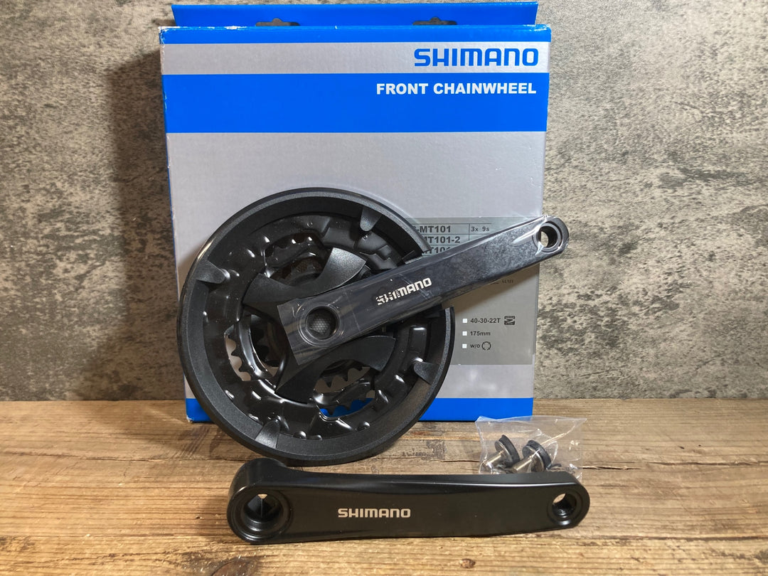 KH530 シマノ SHIMANO FC-MT101 クランクセット 170mm 44-32-22T ガード付