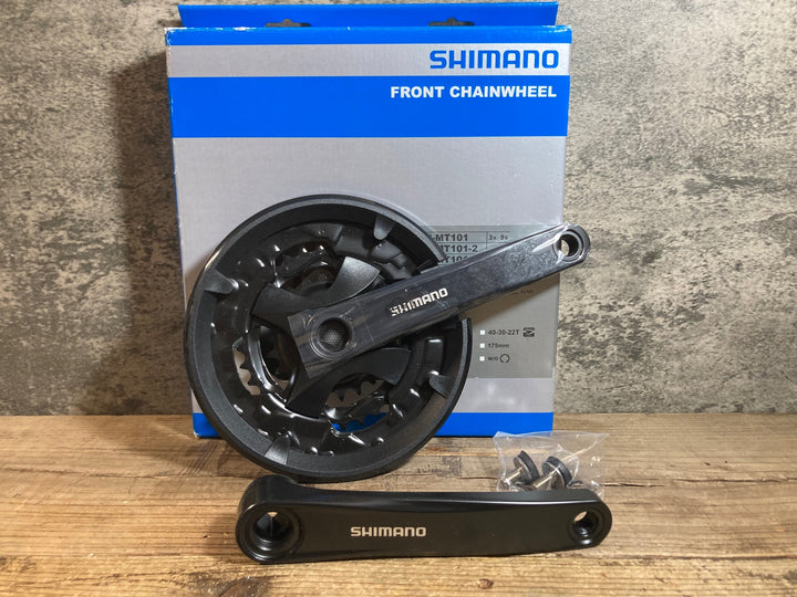KH530 シマノ SHIMANO FC-MT101 クランクセット 170mm 44-32-22T ガード付