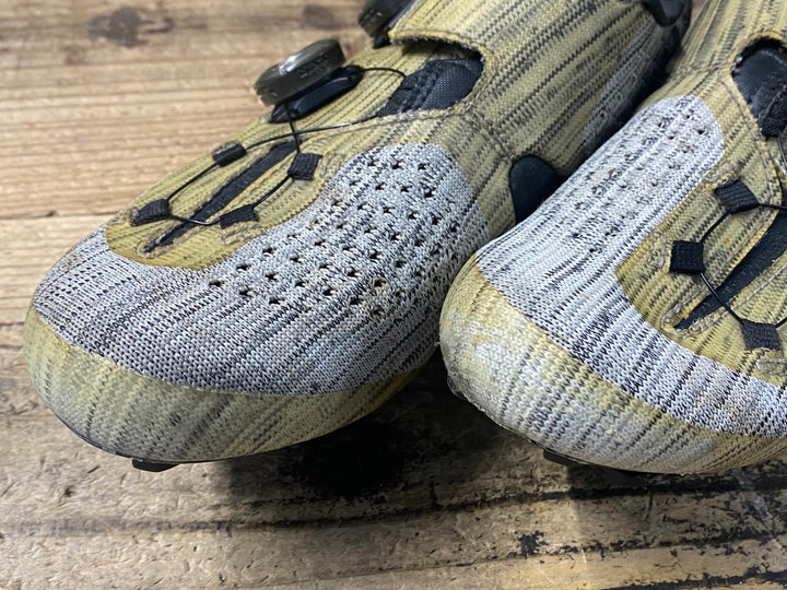 KO309 フィジーク fizik INFINITO R1 KNIT Shoes BOA ビンディングシューズ グレー ベージュ EU39