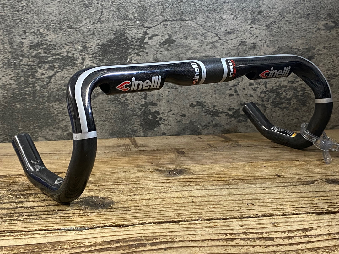 KI466 チネリ Cinelli ネオカーボ NEO CARBO カーボン ドロップハンドル 400mmエンドC-C Φ31.8 ※クリア傷み