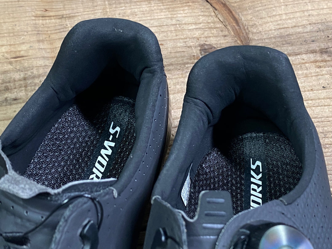 JJ213 スペシャライズド SPECIALIZED エスワークス S-WORKS TORCH WIDE 3穴 ビンディングシューズ EU40 黒