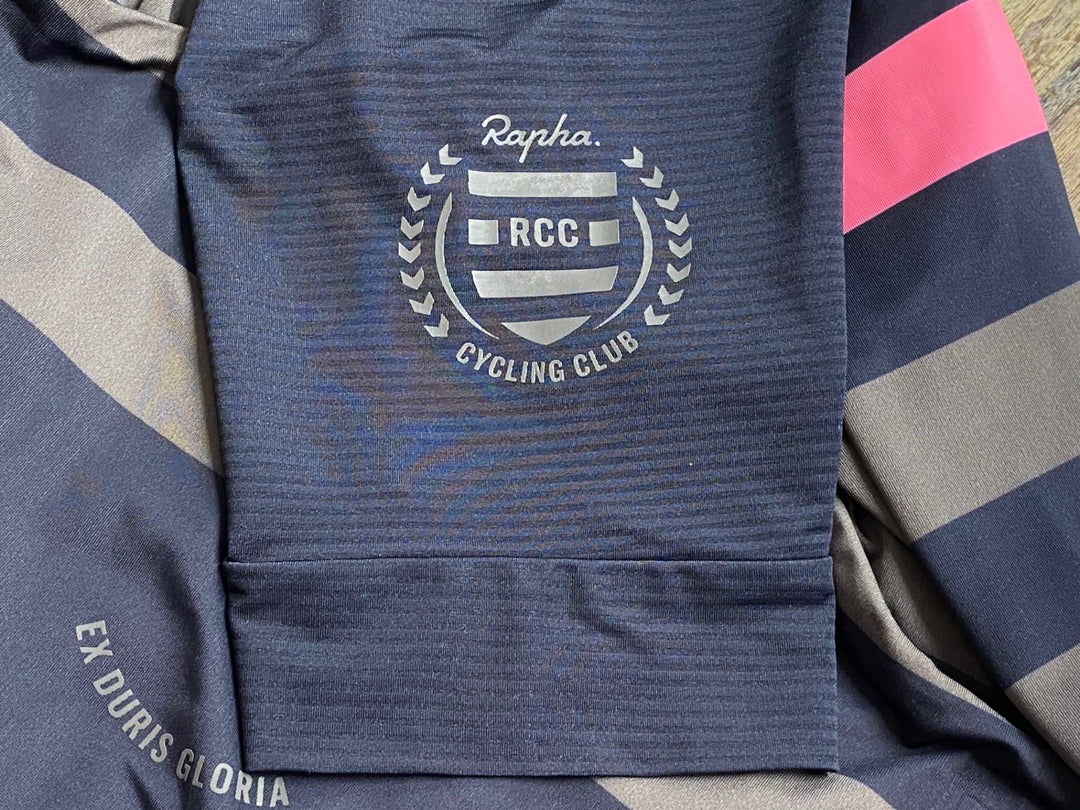 KM427 ラファ Rapha RCC PRO TEAM JERSEY 半袖 サイクルジャージ 紺 XS