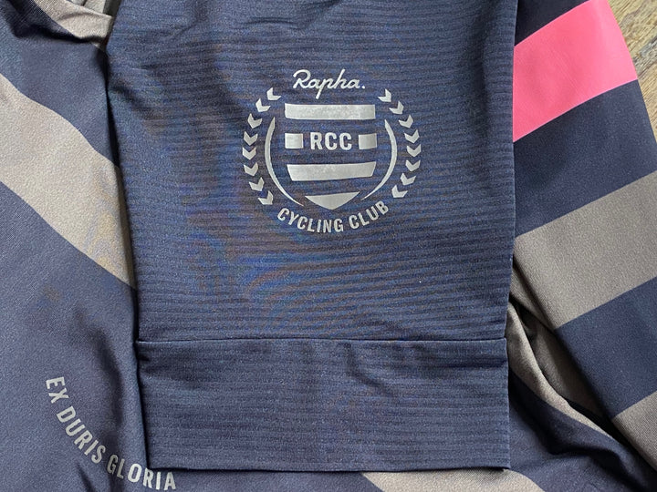 KM427 ラファ Rapha RCC PRO TEAM JERSEY 半袖 サイクルジャージ 紺 XS