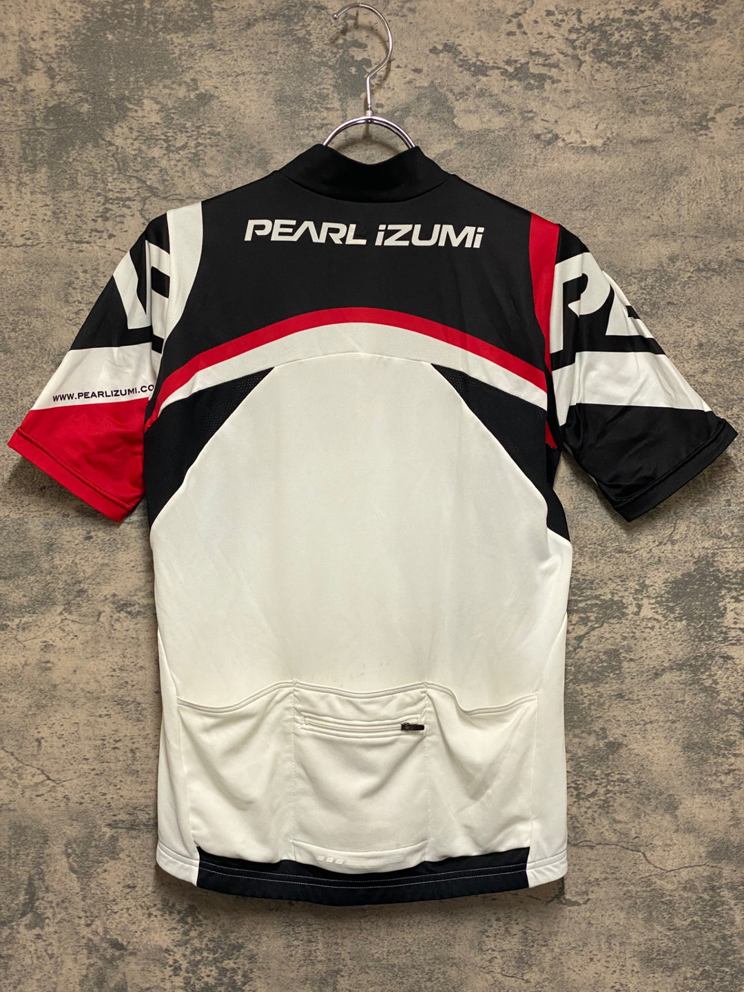 KN967 パールイズミ PEARL iZUMi 半袖 サイクルジャージ 白黒 L
