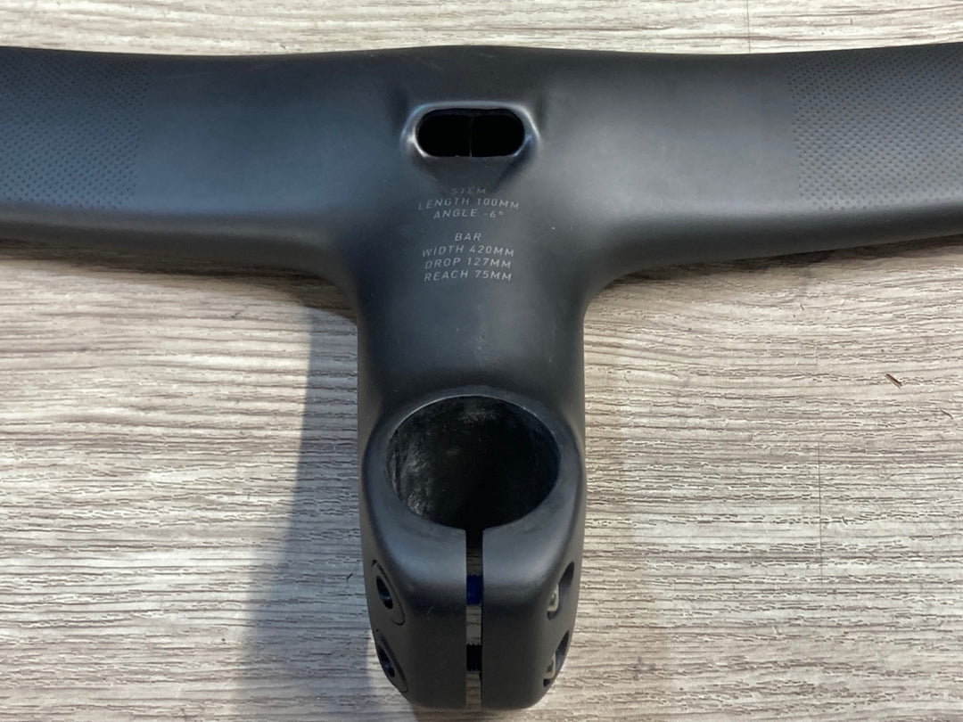 KA144 ロヴァ―ル ROVAL RAPIDE COCKPIT カーボン ドロップハンドル ブラケットC-C420mm100mm マウント付属