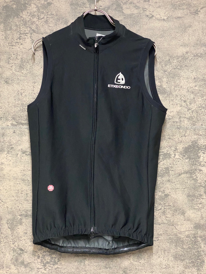 KA042 エチュンド ETXEONDO ジレ サイクルベスト 黒 XXL CORE WINDSTOPPER