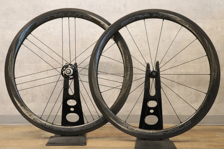 カンパニョーロ CAMPAGNOLO ボーラ BORA WTO 45 カーボン チューブレス ホイールセット シマノ 12/11S 19C 【さいたま浦和店】