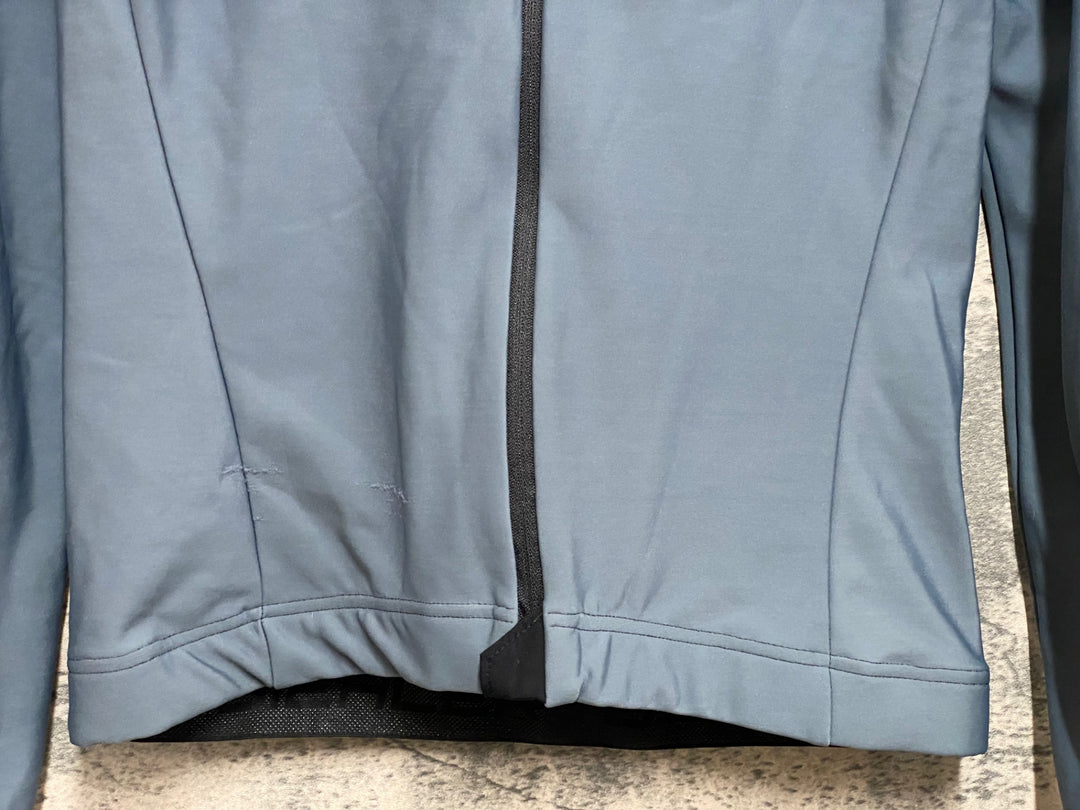 JO054 BIEHLER 長袖 サイクルジャージ グレー M 裏起毛