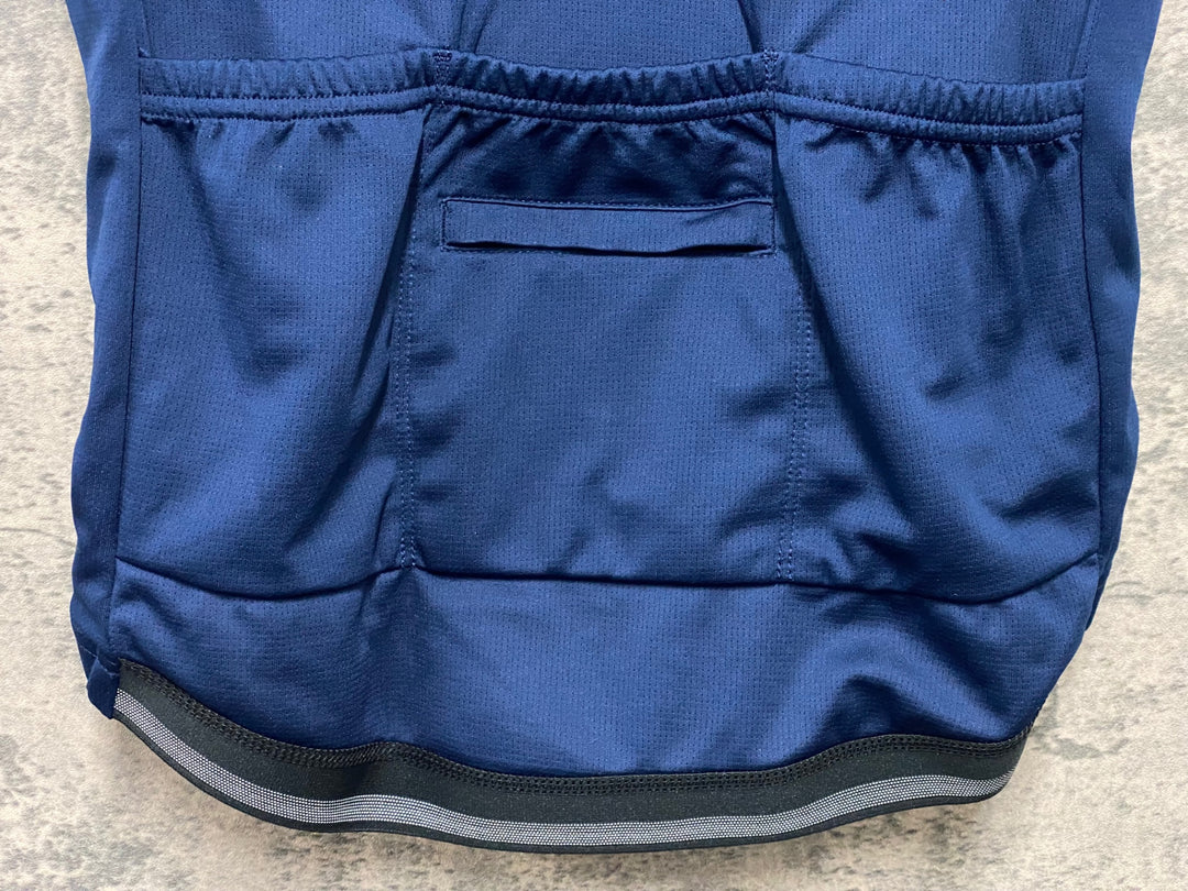 KG332 アディダス adidas 半袖 サイクルジャージ 紺 GREAT BRITAIN  ※サイズ不明、タグカット