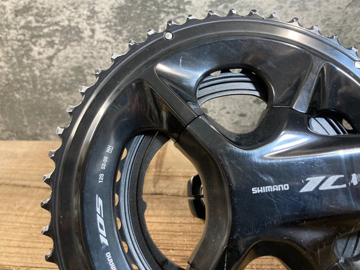 KH984 シマノ SHIMANO 105 FC-R7100 クランクセット 165mm 52/36 12S