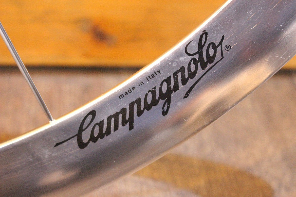 カンパニョーロ CAMPAGNOLO SHAMAL 銀シャマル アルミ クリンチャー フロントホイール ナローリム 【名古屋店】