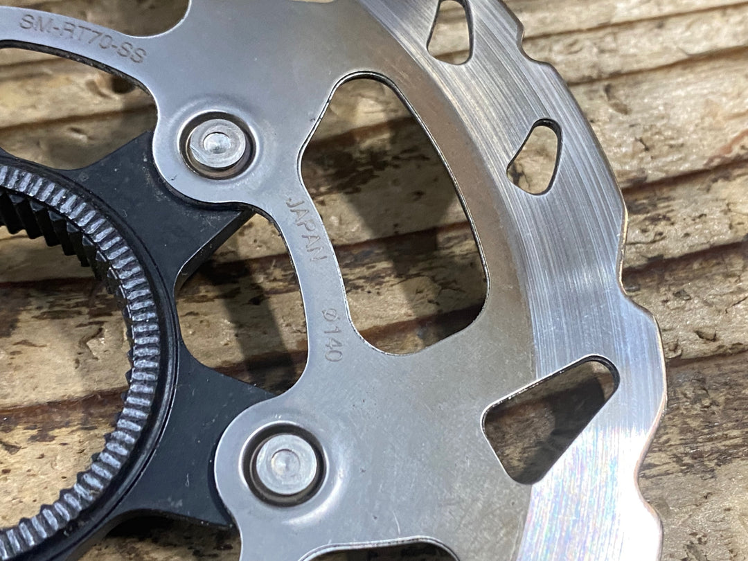 KM968 シマノ SHIMANO SM-RT70 ディスクブレーキローター Φ160/Φ140 厚さ1.7mm/1.75mm