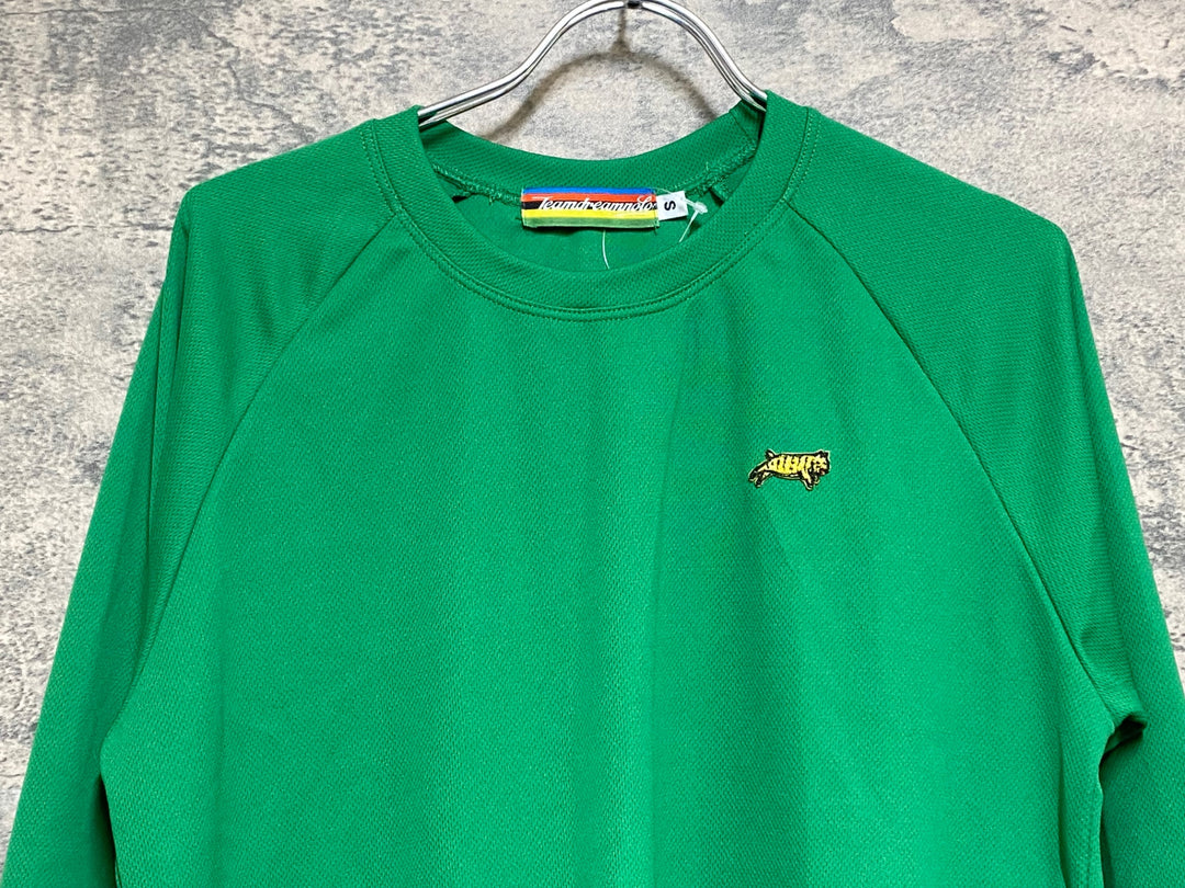 KM716 チームドリーム TEAM DREAM 長袖 Tシャツ S 緑