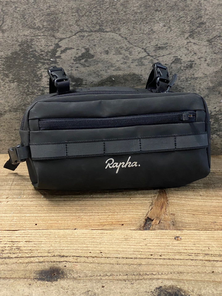 KG664 ラファ Rapha BAR BAG ハンドルバッグ 黒 固定ベルト欠品