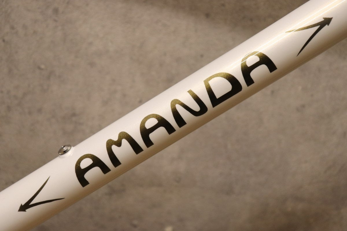 AMANDA ロードバイクフレーム ホワイト 20210905.jpeg