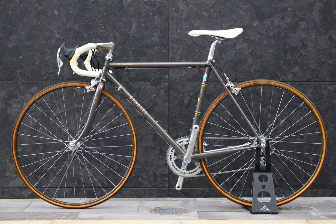 チネリ CINELLI ジーニアス GENIUS 45ANNIVERSARIO 45周年 1993モデル カンパニョーロ レコード Mix 8S クロモリ ロードバイク 【福岡店】