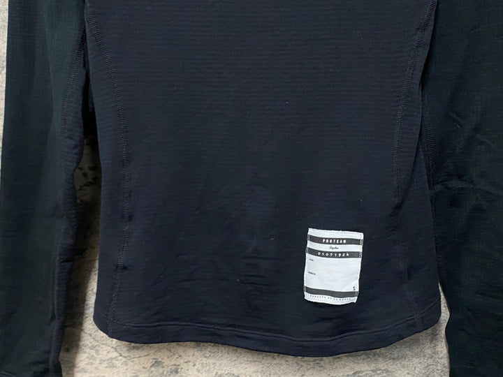 KA167 ラファ Rapha PRO TEAM THERMAL BASE LAYER LONG SLEEVE 長袖 ベースレイヤー 黒 S