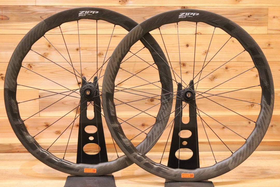 ジップ ZIPP 353 NSW TUBELESS DISC シマノ 11S/12S 25mm フックレス カーボン チューブレス ロードバイク ホイールセット 【広島店】
