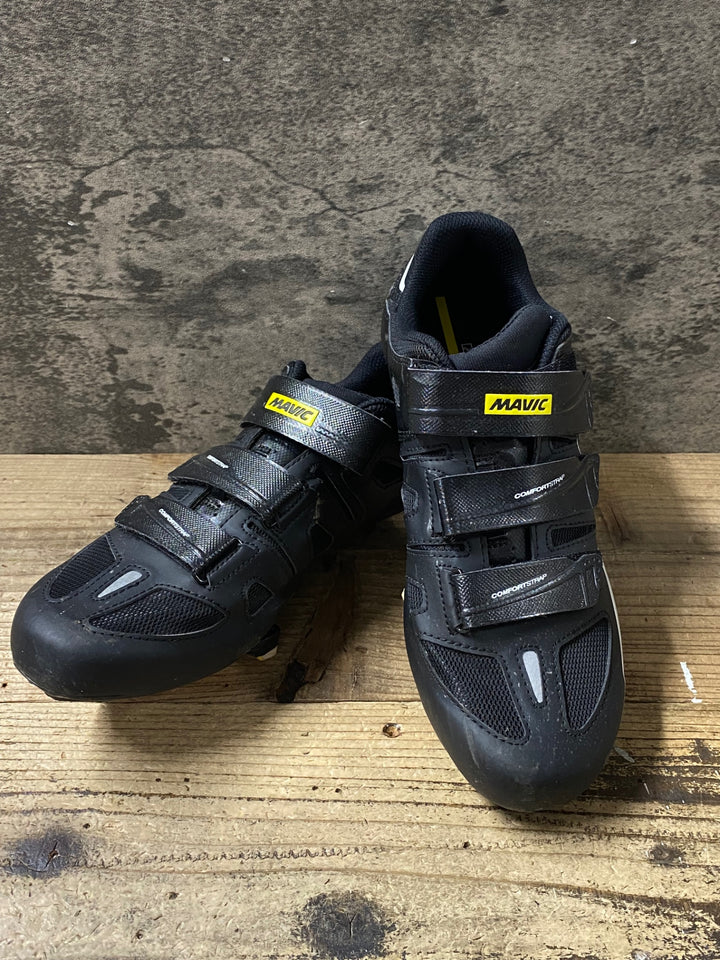 KJ481 マヴィック MAVIC アクシウム AKSIUM Ⅱ ビンディングシューズ EU43 1/3 SPD-SL 黒 ※ソール傷あり