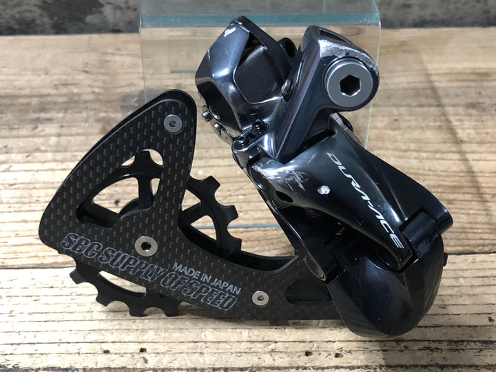 KE448 シマノ SHIMANO デュラエース DURA-ACE RD-R9150 リアディレイラー 11s Di2 SBC製ビッグプーリー 動作確認済 ※B軸パーツ欠品