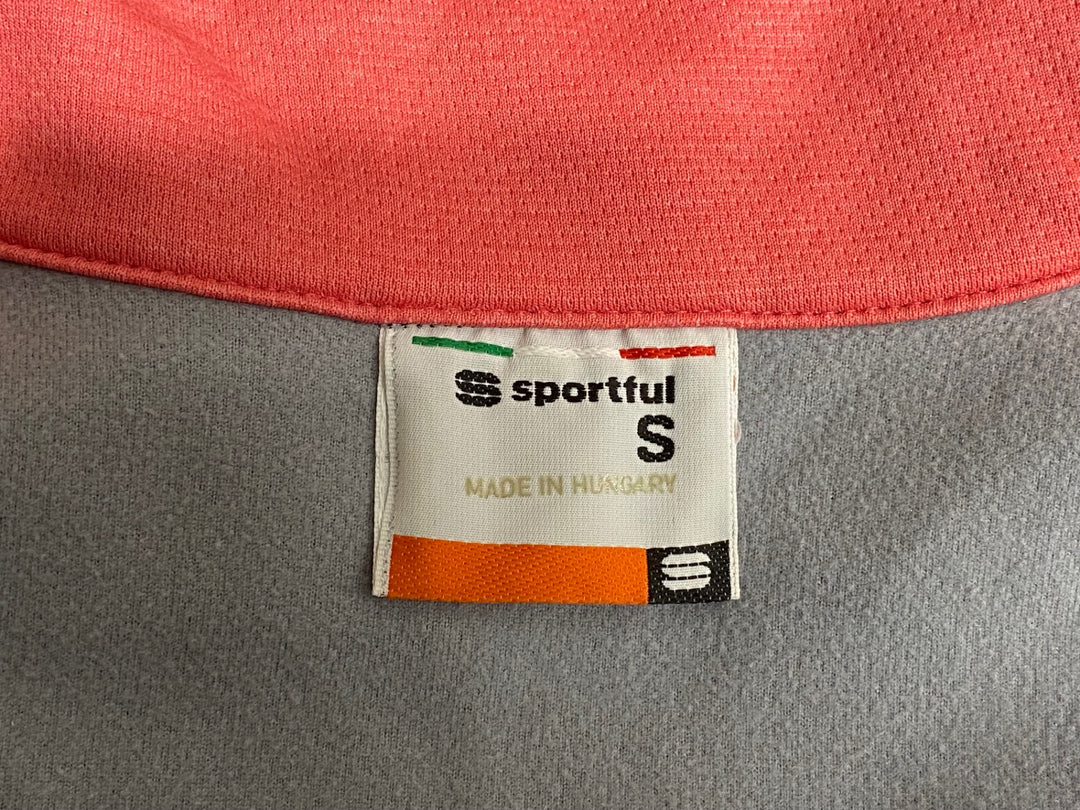 KF867 スポーツフル sportful 長袖 サイクルジャージ グレー S 裏起毛