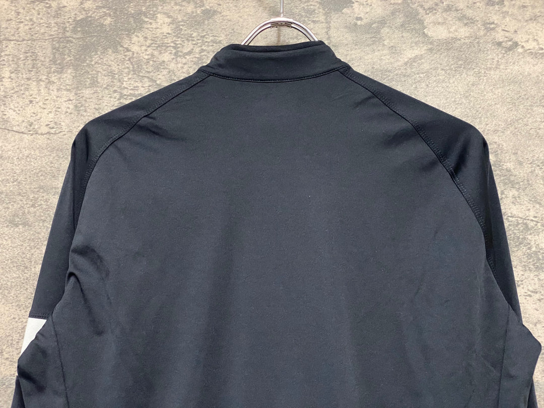 JU407 ラファ Rapha CORE LONG SLEEVE JERSEY 長袖 サイクルジャージ 黒 L 裏起毛