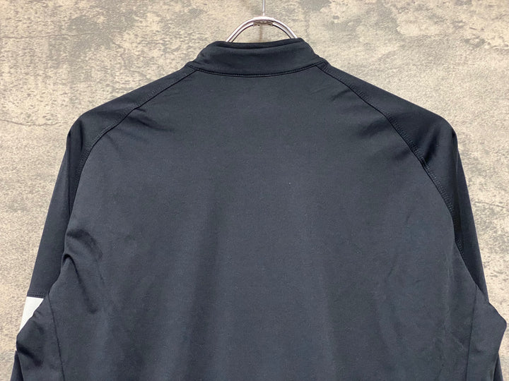 JU407 ラファ Rapha CORE LONG SLEEVE JERSEY 長袖 サイクルジャージ 黒 L 裏起毛