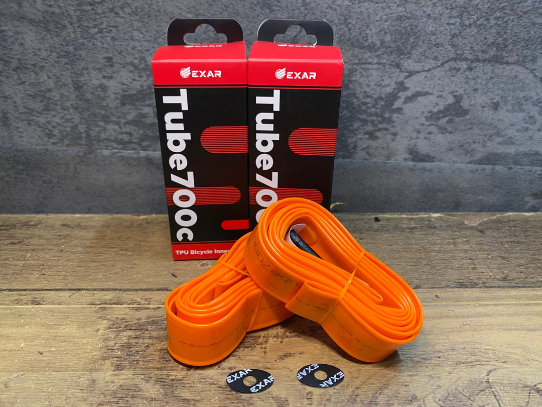 JB419 EXAR TPUチューブ 700C 23～28C バルブ長45mm 二本セット