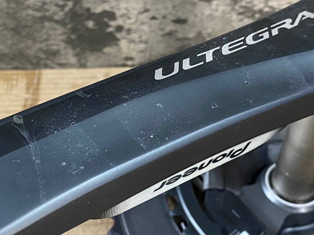 JJ405 パイオニア Pioneer SGY-PM910H 左右 パワーメーター SHIMANO ULTEGRA FC-6800 クランクセット 50/34T 170mm ※左右接続不良の為ジャンク