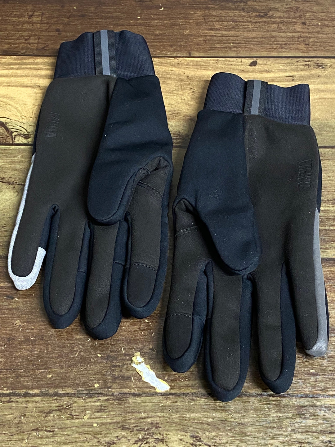 KD334 ラファ Rapha PRO TEAM WINTER GLOVES 長指 グローブ 黒 S 裏起毛