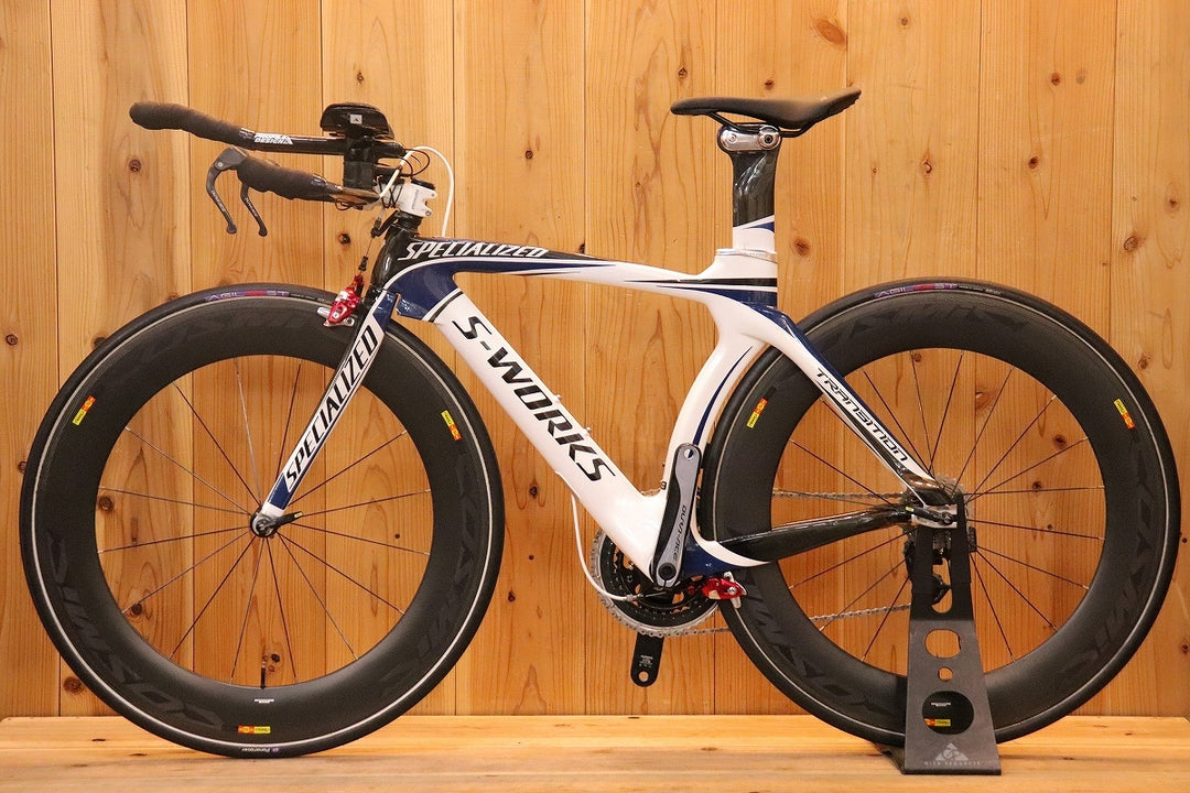 スペシャライズド SPECIALIZED エスワークス トランジション S-WORKS TRANSITION 2010年モデル XSサイズ スラム レッド E-TAP MIX 11S カーボン TTバイク 【芦屋店】
