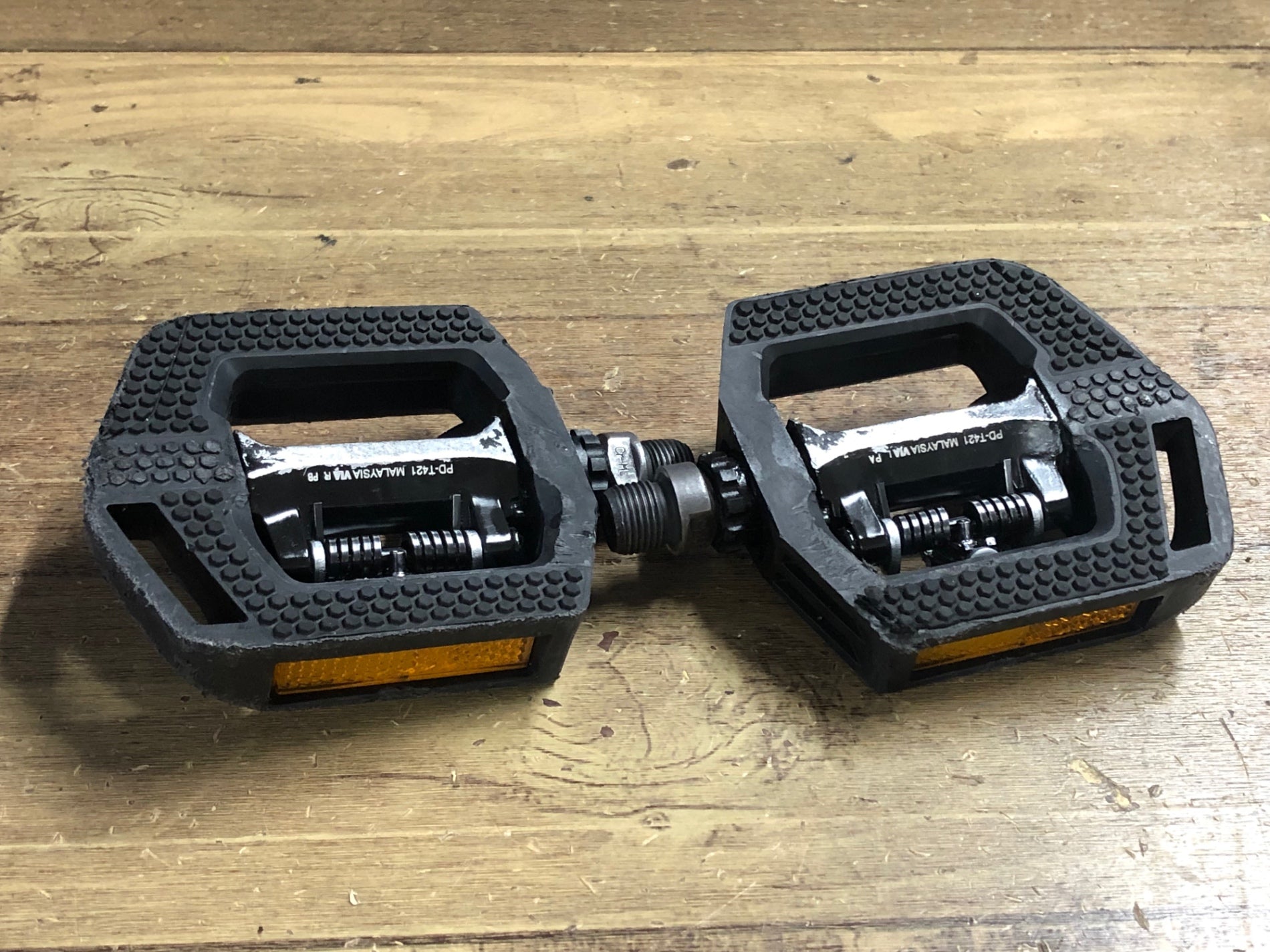シマノ(SHIMANO) ペダル(SPD) PD-T421 シマノクリッカー 片面 