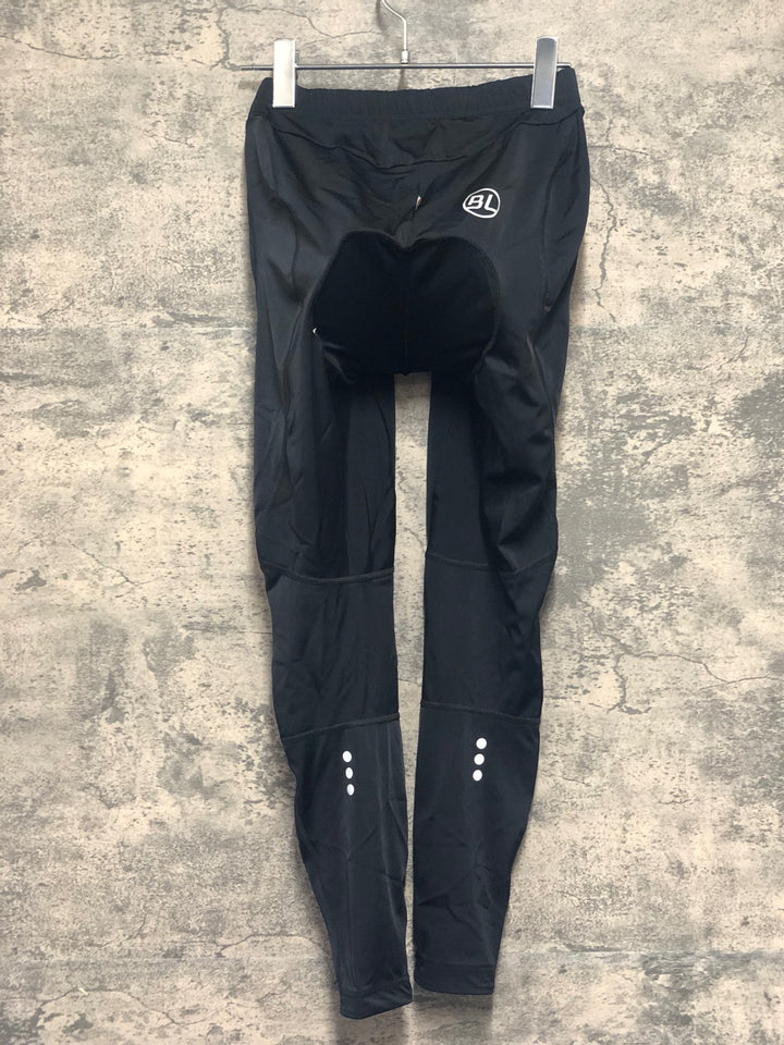 KH383 BL バイシクルライン レーサータイツ M 黒