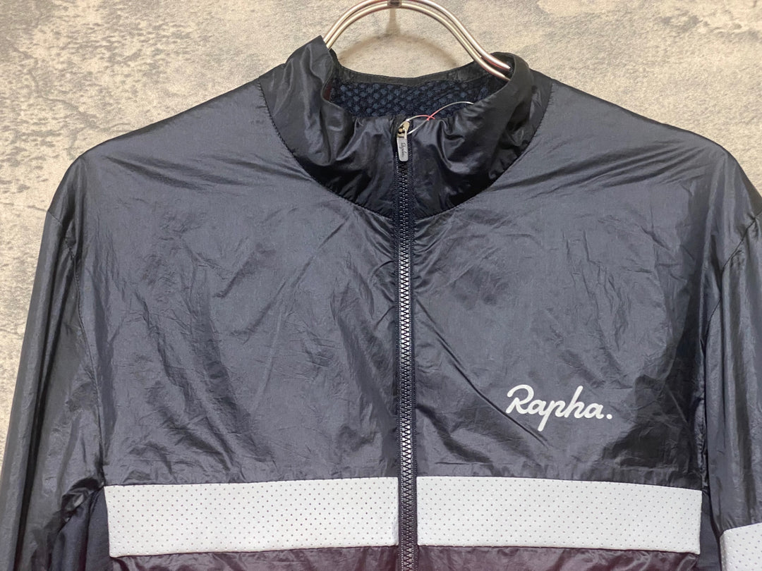 KD619 ラファ Rapha BREVET INSULATED JACKET 長袖 サイクルジャケット 紺 S 中綿
