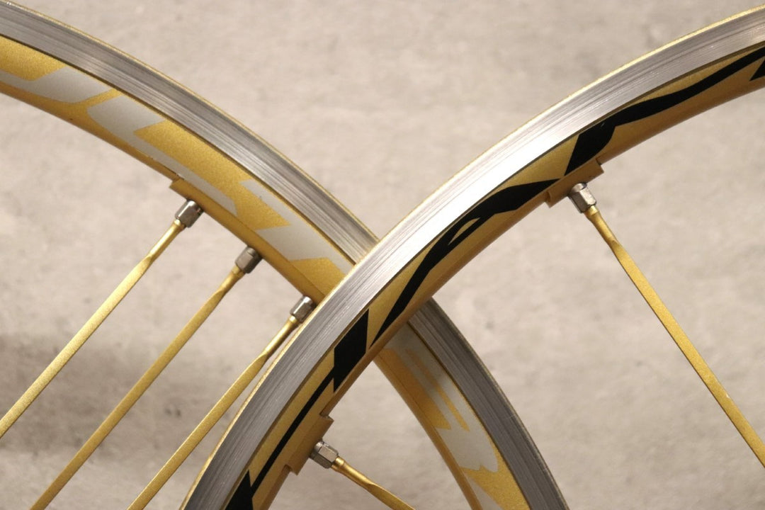 カンパニョーロ Campagnolo シャマルウルトラ SHAMAL ULTRA GOLD アルミ クリンチャー ホイールセット シマノ 12/11S ナローリム【さいたま浦和店】