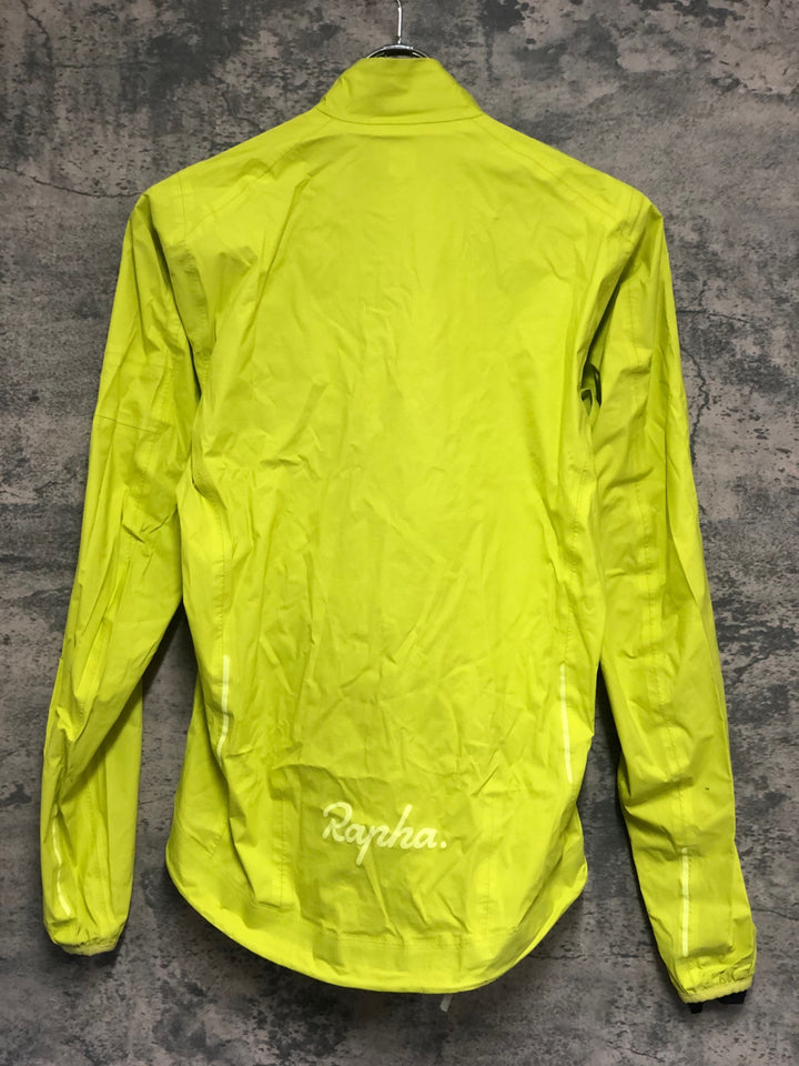 JZ668 ラファ Rapha RAIN JACKET 長袖 レインジャケット 黃 XS ※汚れ 滑り止め剥げ
