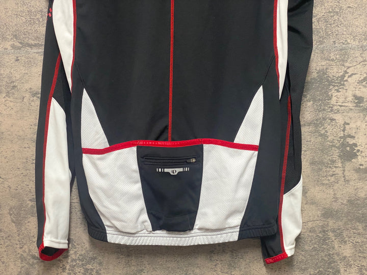 KE025 パールイズミ PEARL iZUMi 半袖 サイクルジャージ 黒 白 L