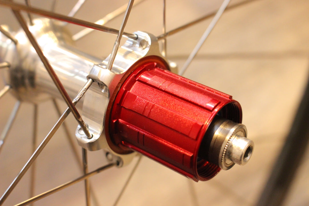 【カンパ11/12Sフリー付属】ジップ ZIPP 202 カーボン チューブラー ホイールセット シマノ 10S 【名古屋店】