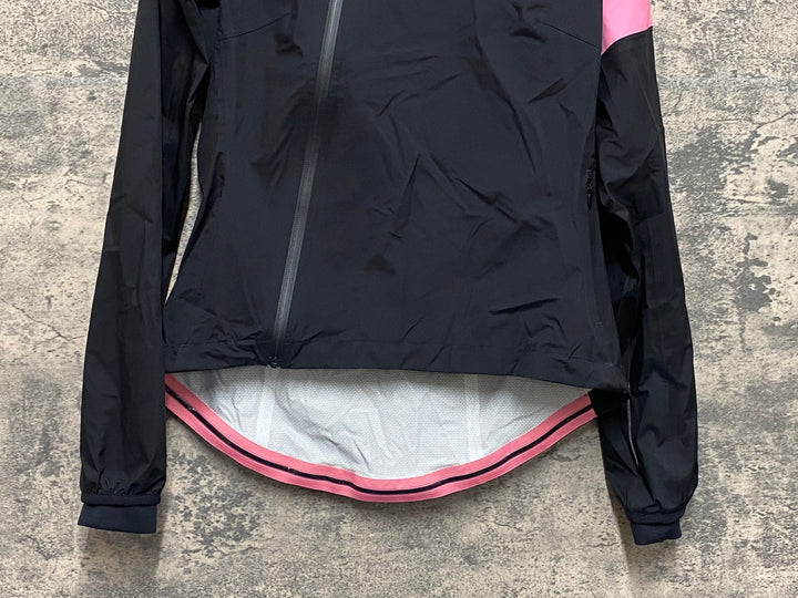 KF593 ラファ Rapha COLLECTOR'S EDITION CLASSIC RAIN JACKET 長袖 レインジャケット 黒 S レディース
