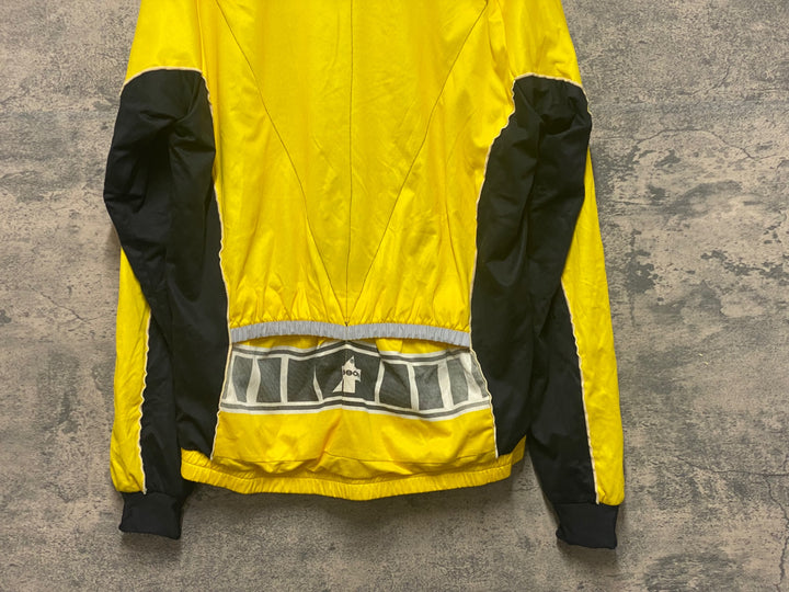 KE014 アソス ASSOS 長袖 サイクルジャケット 黄 L 裏起毛