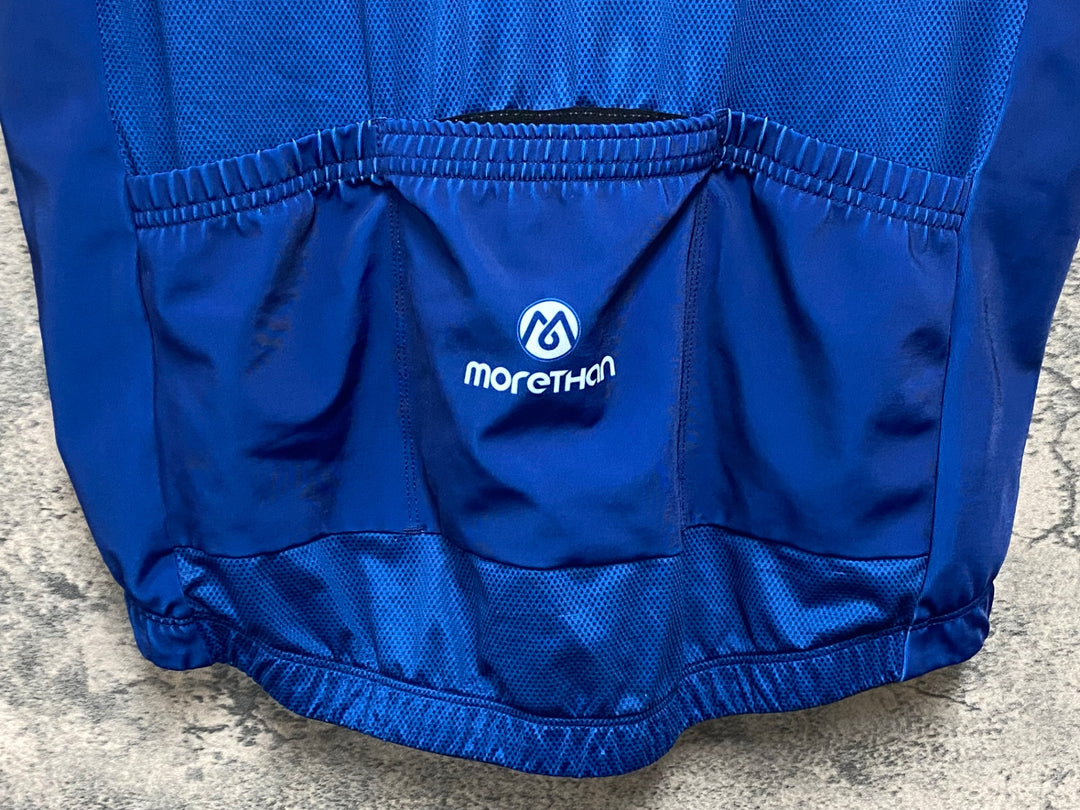 KB556 モーゼン MORETHAN ジレ サイクルベスト 青 XL