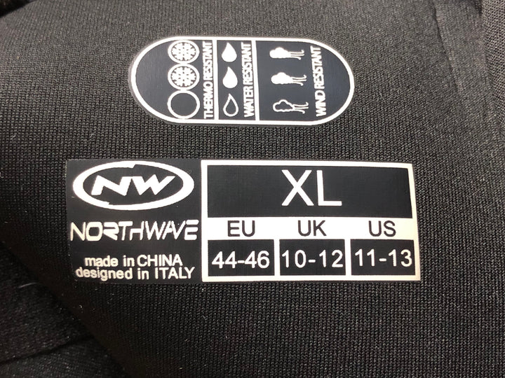 KC821 ノースウェーブ NORTHWAVE シューズカバー 黒 EU44-46 XL