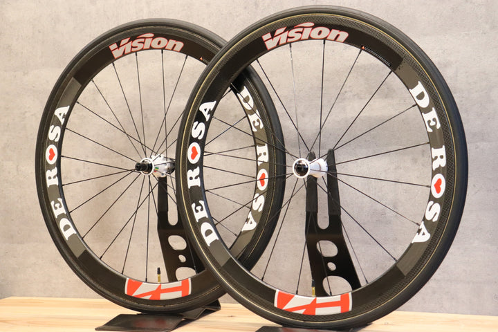 ヴィジョン VISION メトロン METRON デローザ DE ROSA TU カーボン チューブラー ホイールセット カンパニョーロ11/12S 【さいたま浦和店】